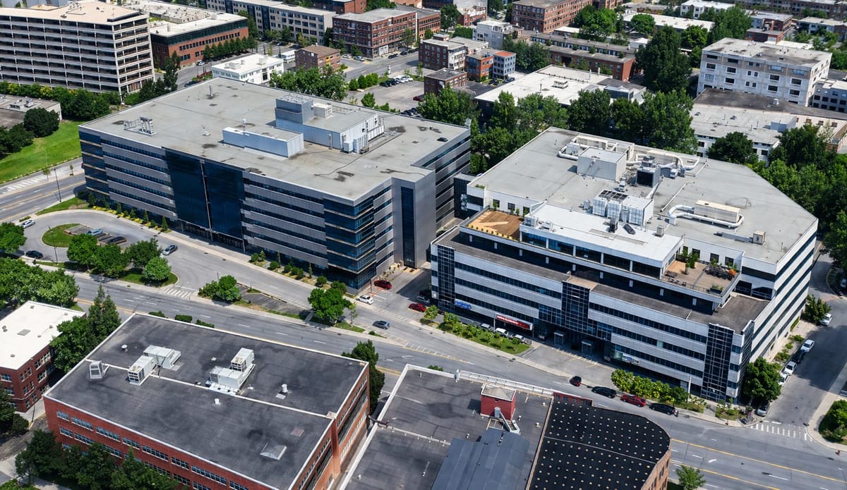Park Towers aerial view
